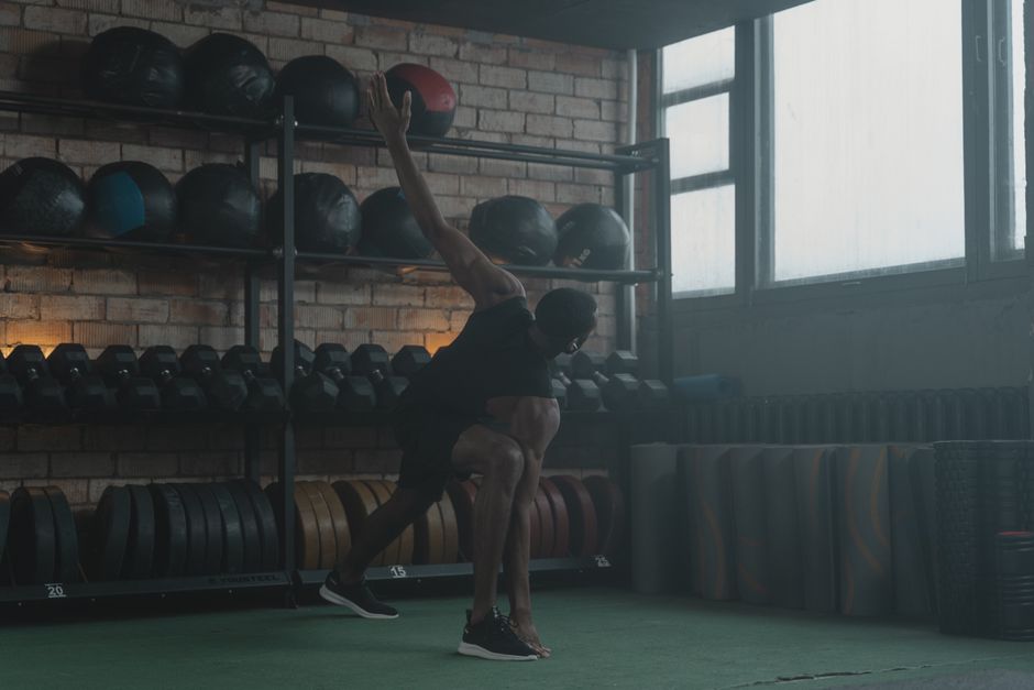 Person exercising in a gym after weight loss surgery